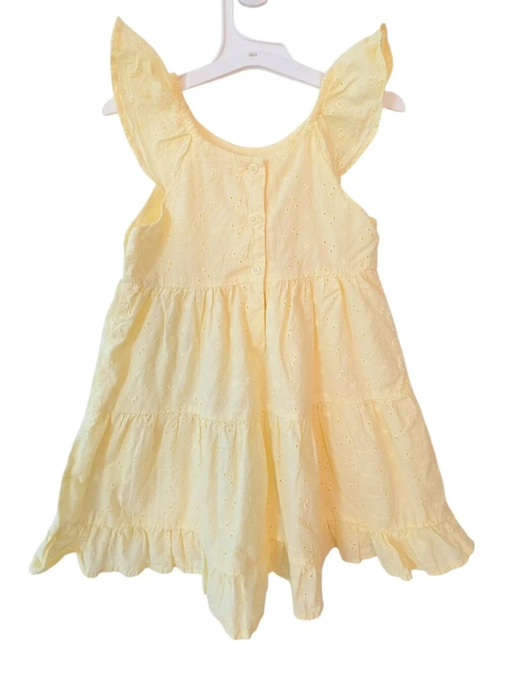 Oshkosh B'gosh Girls Yellow Dress Cotton Size 4T